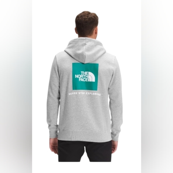 The North Face Men's Never Stop Exploring Pullover Hoodie,Light Grey Heather M - Picture 2 of 6